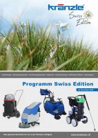 Kränzle Programm<br />Swiss Edition 11.2022