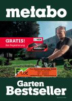 Metabo Bestseller Garten 2026
