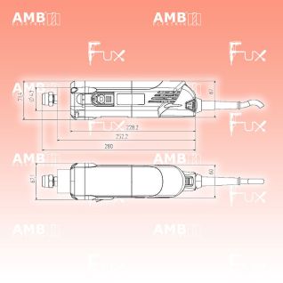AMB Elektrik Fräsmotor AMB 1400 FME-P DI