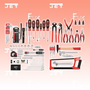Jet Tools Y-116B Alu-Werkzeugkoffer 1/4" + 1/2"
