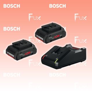 Bosch Professional Starter-Set 2 x ProCORE18V 4.0Ah + GAL 18V-40