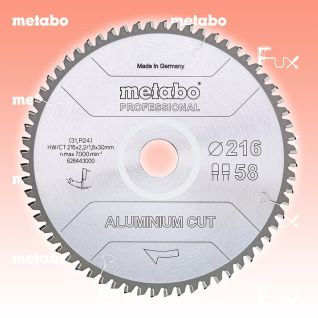 Metabo Kreissägeblatt 254 mm professional