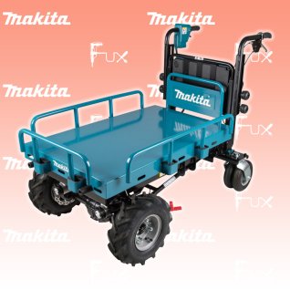 Makita DCU 601 Z Akku-Schubkarre mit Elektro-Hubtisch