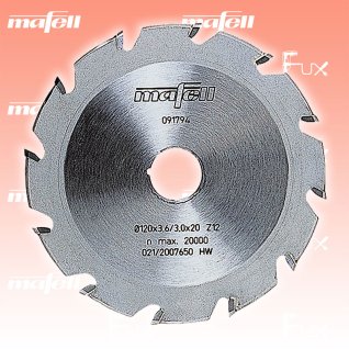 Mafell Nutenfräsblatt ellipsenförmig