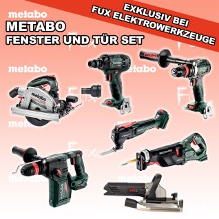 Metabo Fenster und Tür Montage Set 5 SOLO