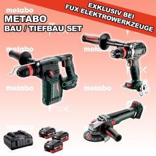 Metabo  Bau / Tiefbau Set 5