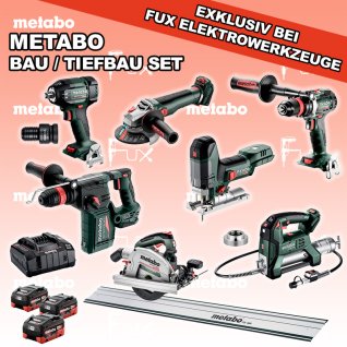 Metabo  Bau / Tiefbau Set 8