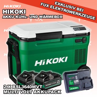 Hikoki Akku-Kompressor Kühl- und Wärmebox SET