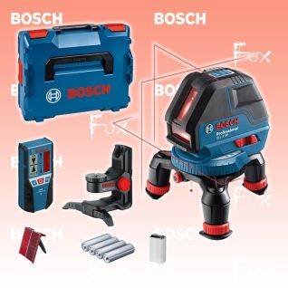 Bosch Professional GLL 3-50 Set Linienlaser mit Halterung & Empfänger