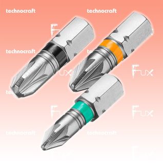 Technocraft Pozidriv-Bit 1/4" x 25 mm, PZ1