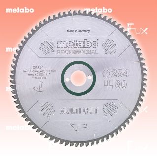 Metabo Kreissägeblatt 254 mm professional