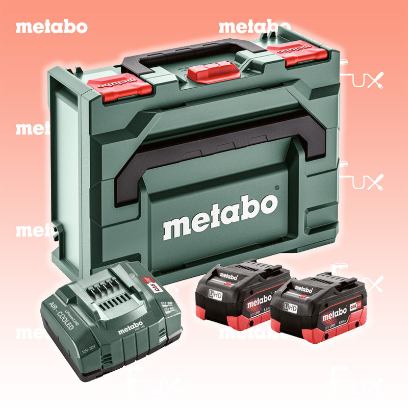 Metabo Basis-Set  8.0 Ah LiHD 2x Akkupack