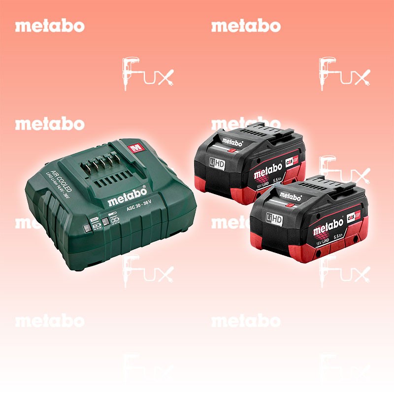 Metabo Basis-Set  5.5 Ah LiHD 2x Akkupack