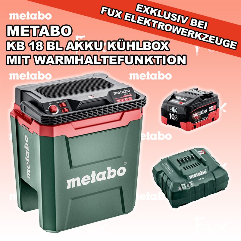 Metabo KB 18 BL 18V Accu-koelbox met warmhoudfunctie - 24L