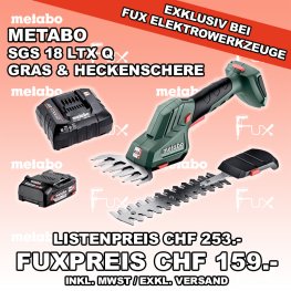 SGS 18 LTX Q Gras & Heckenschere